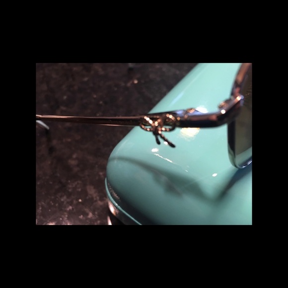 Tiffany and Co Aviator Bow Sunglasses - Picture 2 of 2